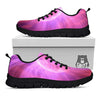 Plasma Ball Purple Print Black Sneaker-grizzshop