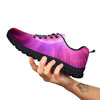 Plasma Ball Purple Print Black Sneaker-grizzshop