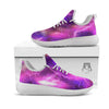 Plasma Lightning Print White Athletic Shoes-grizzshop