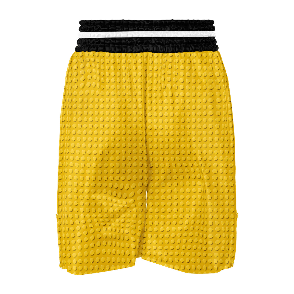 Plastic Building Blocks Yellow Print Pattern Boxing Shorts-grizzshop