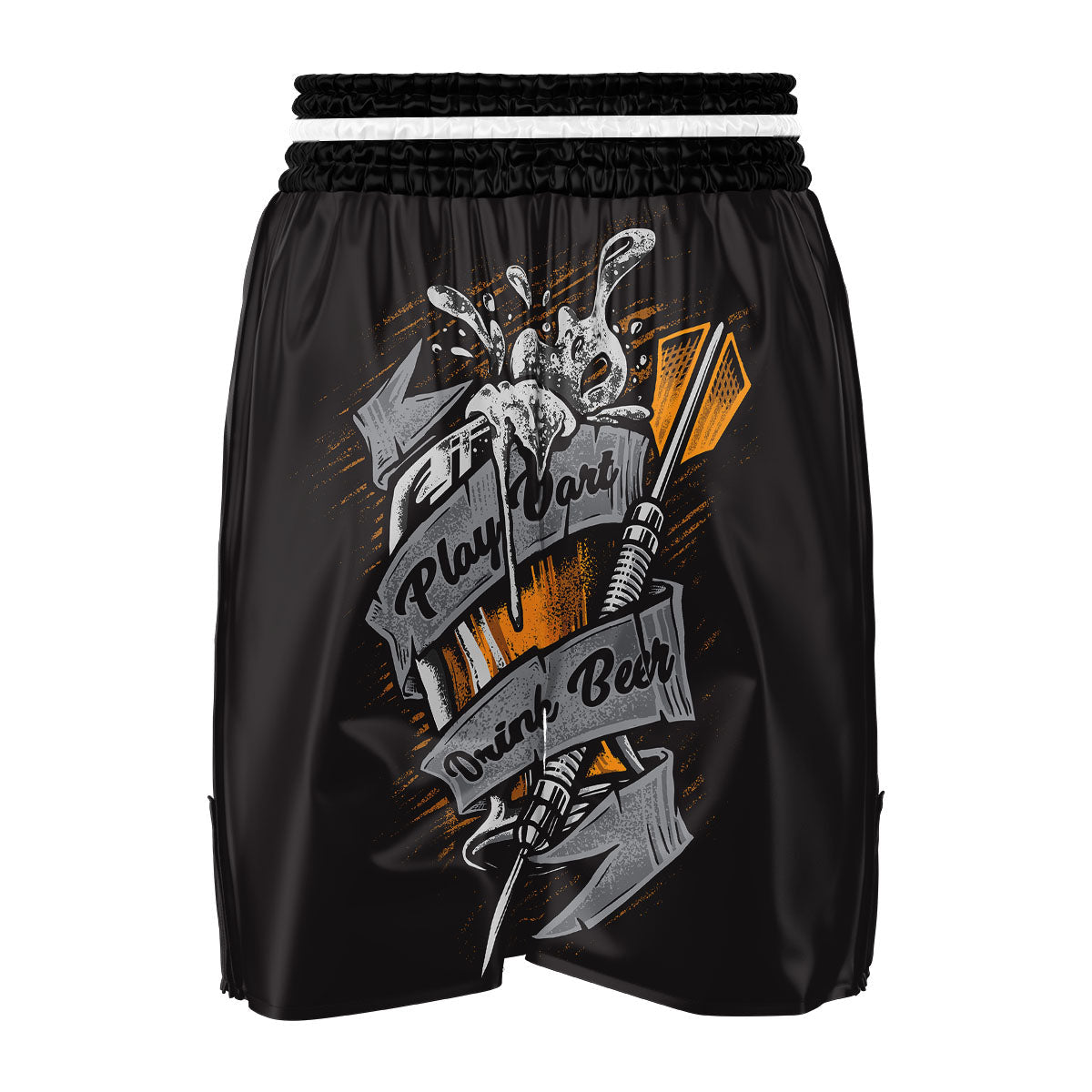 Play Dart Drink Beer Print Boxing Shorts-grizzshop