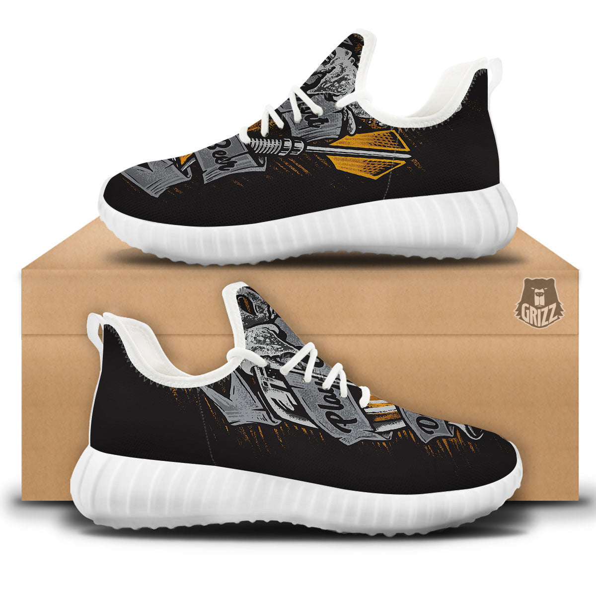 Play Dart Drink Beer Print White Walking Shoes-grizzshop