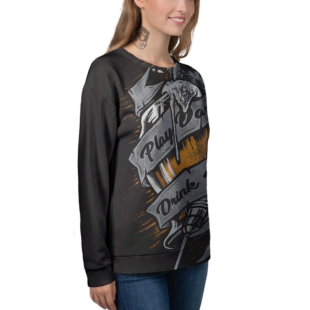 Play Dart Drink Beer Print Women's Sweatshirt-grizzshop