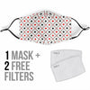 Playing Card Casino Poker Pattern Print Face Mask-grizzshop