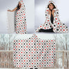 Playing Card Casino Poker Pattern Print Hooded Blanket-grizzshop