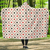 Playing Card Casino Poker Pattern Print Hooded Blanket-grizzshop