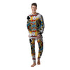Playing Card Jack Of Clubs Print Men's Pajamas-grizzshop