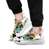 Playing Card Jack Of Clubs Print White Athletic Shoes-grizzshop