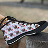 Playing Card Jack Of Hearts Print Pattern High Top Shoes-grizzshop