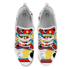 Playing Card Jack Of Spades Print White Athletic Shoes-grizzshop