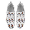 Playing Card King Of Clubs Print Pattern White Athletic Shoes-grizzshop