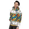 Playing Card King Of Diamonds Print Men's Hoodie-grizzshop