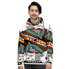 Playing Card King Of Spades Print Men's Hoodie-grizzshop