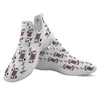 Playing Card King Of Spades Print Pattern White Athletic Shoes-grizzshop