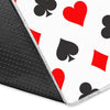 Playing Card Poker Casino Pattern Print Floor Mat-grizzshop