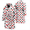 Playing Card Poker Casino Pattern Print Men Long Robe-grizzshop