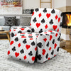 Playing Card Poker Casino Pattern Print Recliner Cover-grizzshop