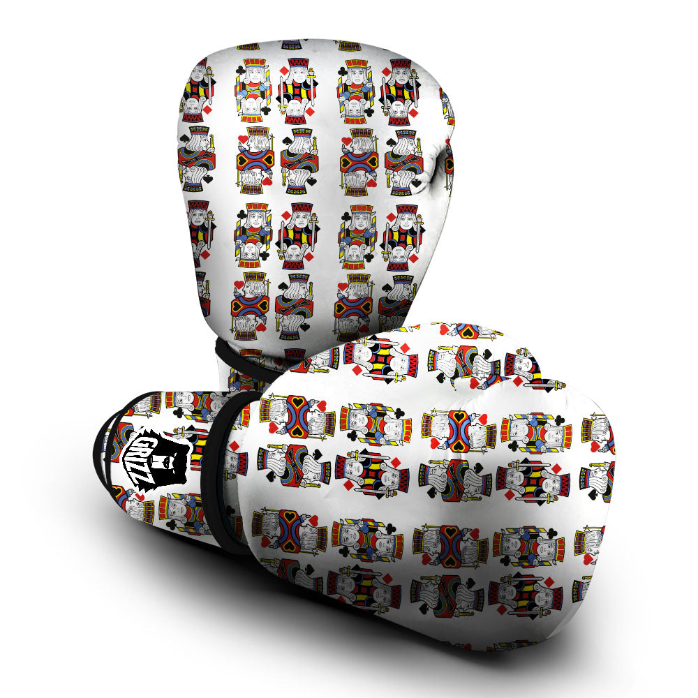 Playing Cards Four Jacks Print Pattern Boxing Gloves-grizzshop