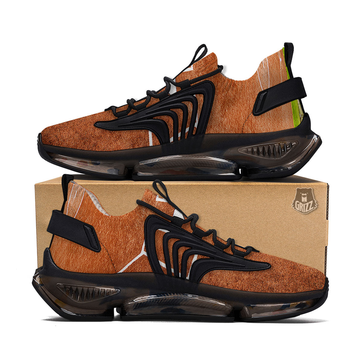 Playing Field Softball Print Black Gym Shoes-grizzshop