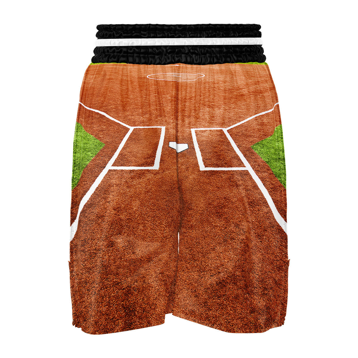 Playing Field Softball Print Boxing Shorts-grizzshop