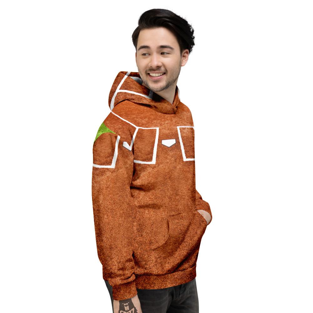Playing Field Softball Print Men's Hoodie-grizzshop