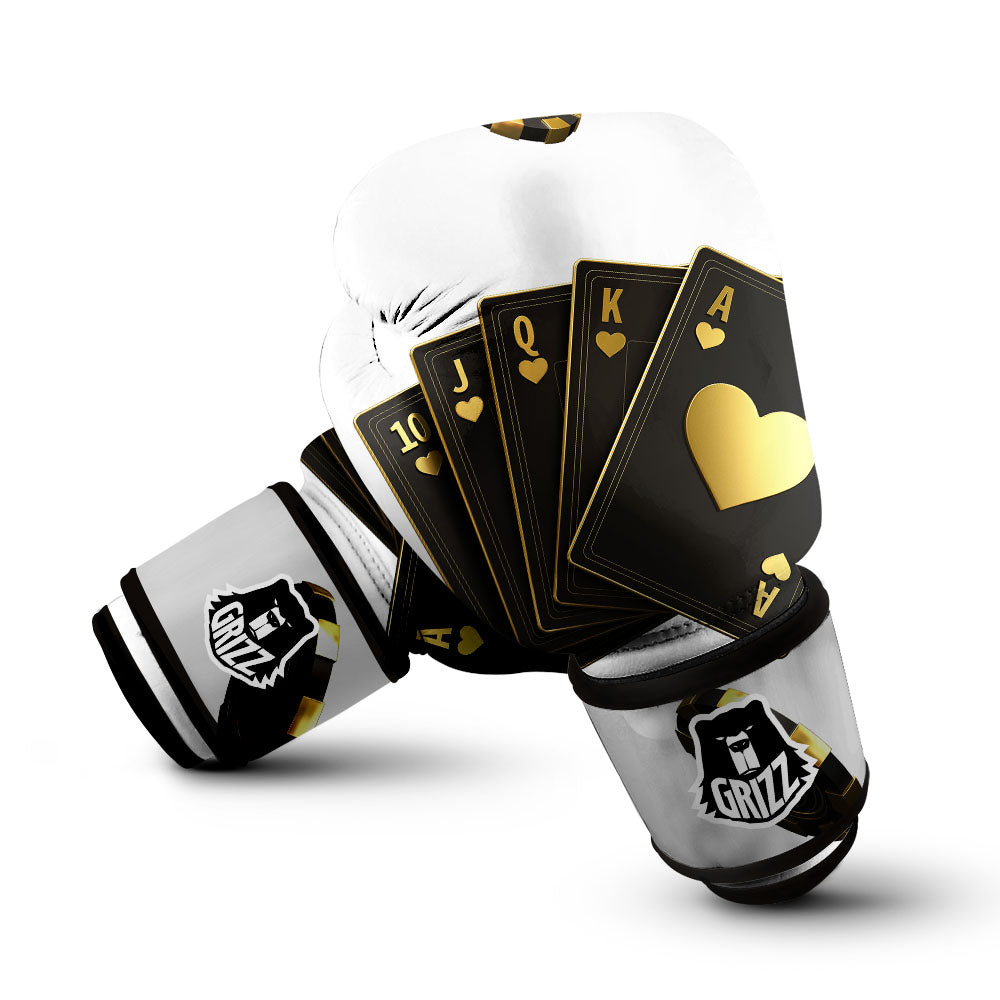 Poker Cards Print Boxing Gloves-grizzshop