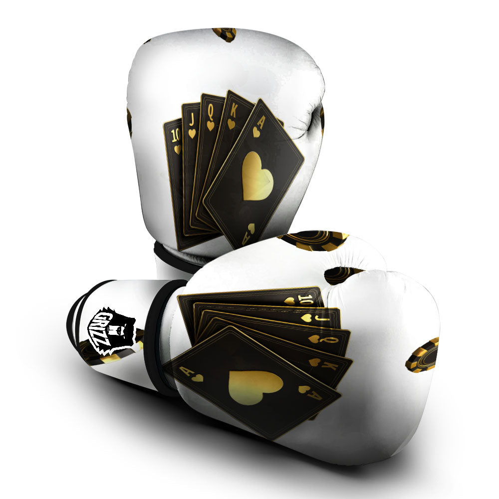 Poker Cards Print Boxing Gloves-grizzshop