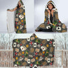 Poker Casino Pattern Print Hooded Blanket-grizzshop