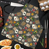 Poker Casino Pattern Print Men's Apron-grizzshop