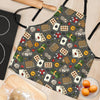 Poker Casino Pattern Print Women's Apron-grizzshop