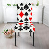 Poker Casino Playing Card Pattern Print Chair Cover-grizzshop