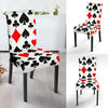 Poker Casino Playing Card Pattern Print Chair Cover-grizzshop