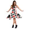 Poker Casino Playing Card Pattern Print Dress-grizzshop