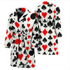 Poker Casino Playing Card Pattern Print Men Long Robe-grizzshop