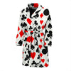 Poker Casino Playing Card Pattern Print Men Long Robe-grizzshop