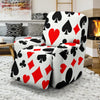 Poker Casino Playing Card Pattern Print Recliner Cover-grizzshop