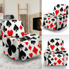 Poker Casino Playing Card Pattern Print Recliner Cover-grizzshop