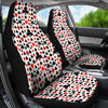 Poker Casino Playing Card Pattern Print Universal Fit Car Seat Cover-grizzshop