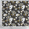 Poker Casino Print Pattern Bathroom Shower Curtain-grizzshop