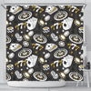 Poker Casino Print Pattern Bathroom Shower Curtain-grizzshop