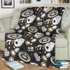 Poker Casino Print Pattern Blanket-grizzshop