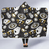 Poker Casino Print Pattern Hooded Blanket-grizzshop