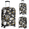 Poker Casino Print Pattern Luggage Cover Protector-grizzshop