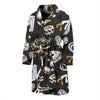 Poker Casino Print Pattern Men Long Robe-grizzshop