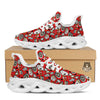 Poker Casino Print Pattern White Running Shoes-grizzshop