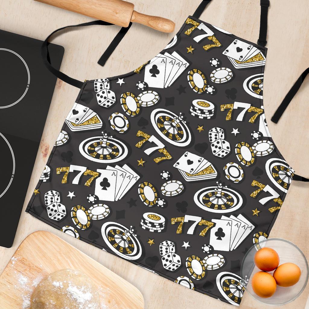 Poker Casino Print Pattern Women's Apron-grizzshop