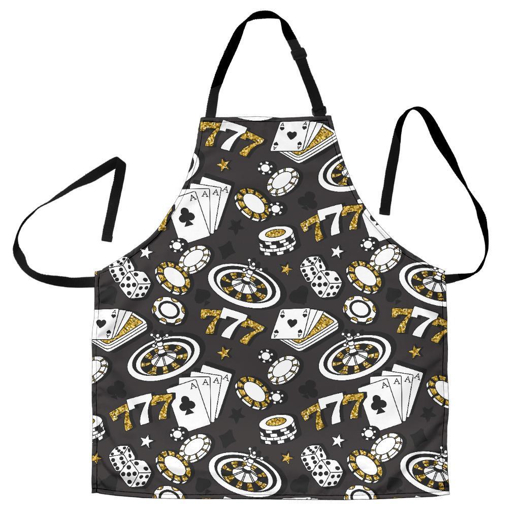 Poker Casino Print Pattern Women's Apron-grizzshop