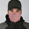 Poker Playing Card Casino Pattern Print Face Mask-grizzshop