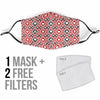 Poker Playing Card Casino Pattern Print Face Mask-grizzshop