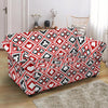 Poker Playing Card Casino Pattern Print Loveseat Cover-grizzshop